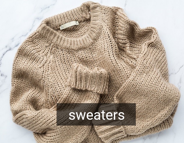 shop sweaters category